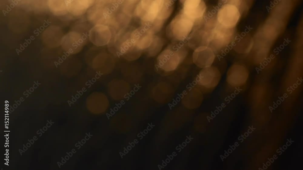 Abstract sparkling light bokeh movement, Sunset light reflection on water surface