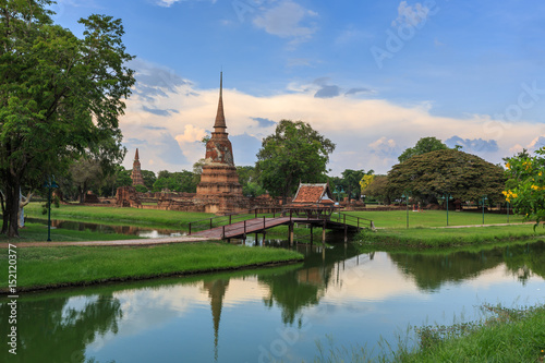 Old pagoda in Ayutthaya Historical Park,Thailand