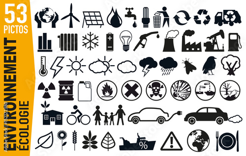 icône - environnement - écologie - énergie - renouvelable - développement durable