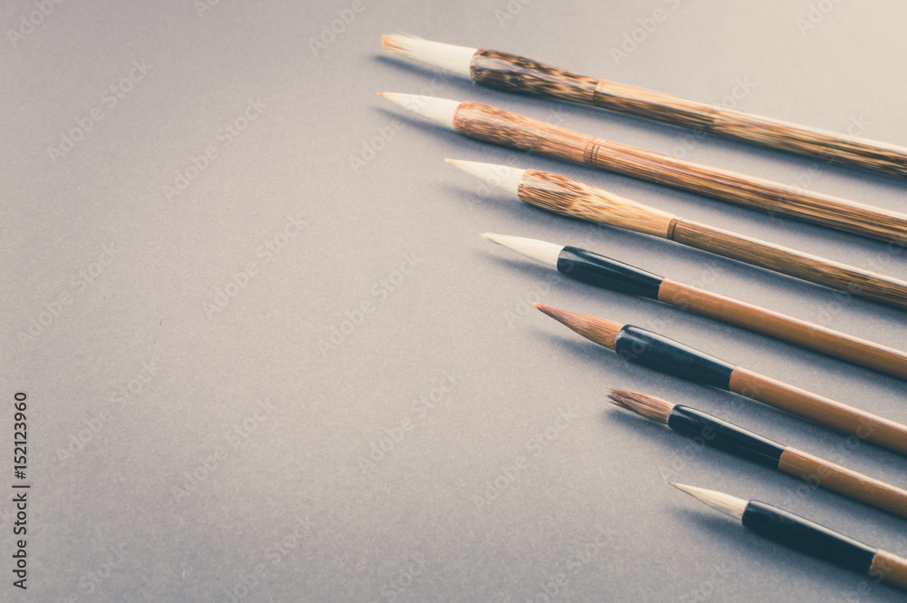 Fototapeta premium Chinese calligraphy brush for traditional writing