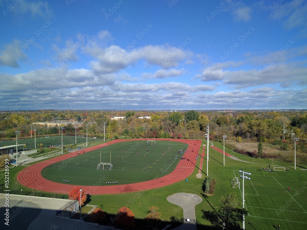 aerial view of a Sports Fields 