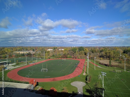 aerial view of a Sports Fields 