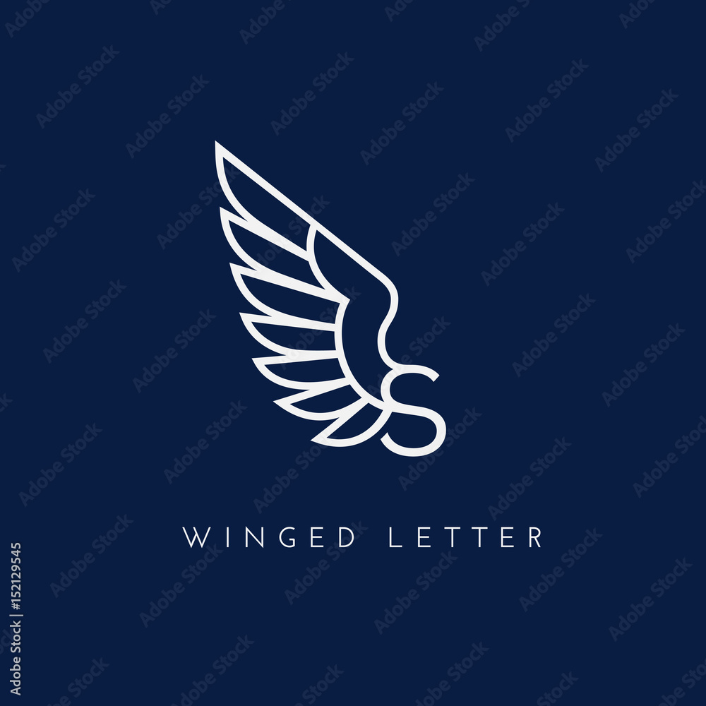 Winged letter