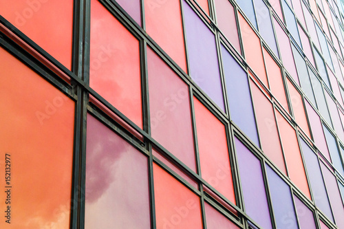 Office building windows