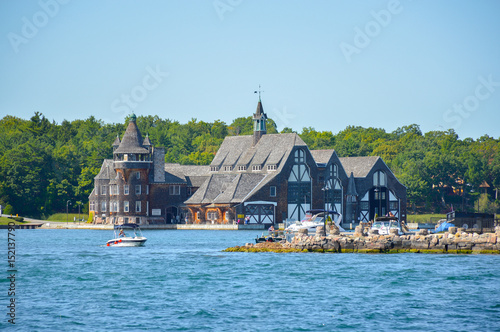 Old house in 1000 Islands and Kingston in Ontario, Canada photo