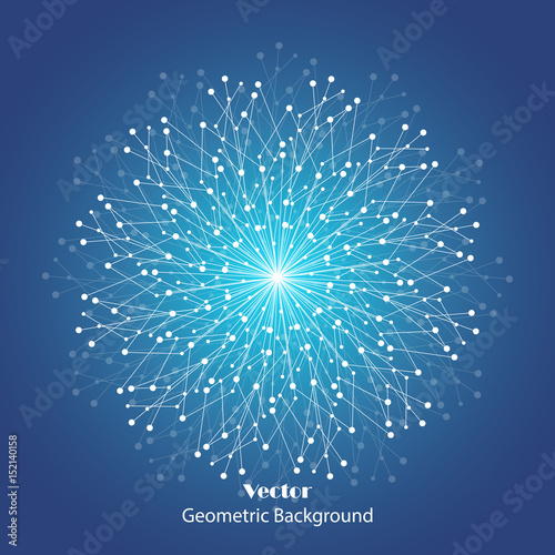 Vector geometric background