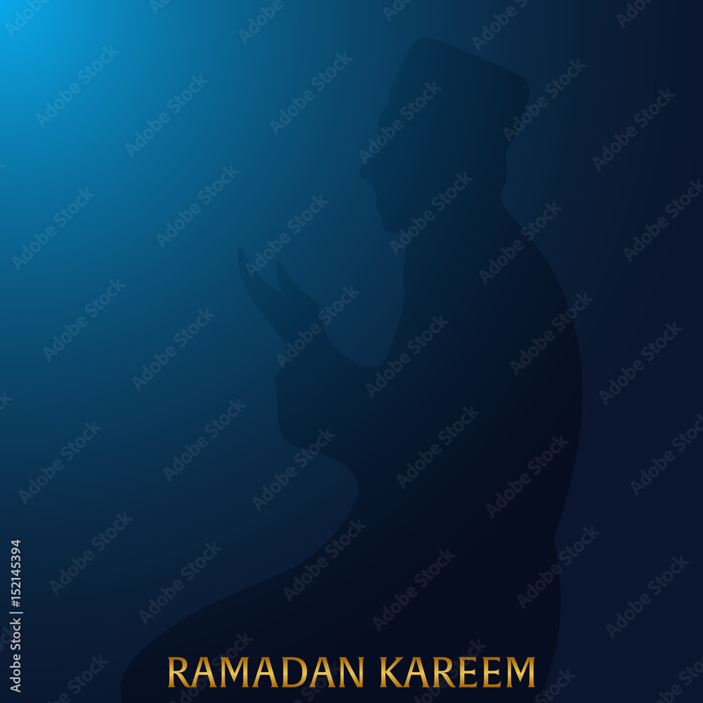 Ramadan Kareem. Ramadan Mubarak. Greeting card. Vector illustration.