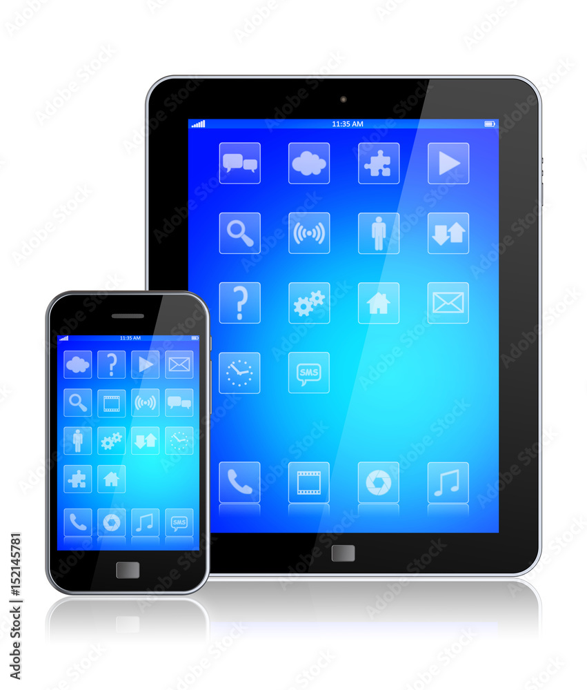 Mobile phone with tablet PC Mobile phone with tablet PC