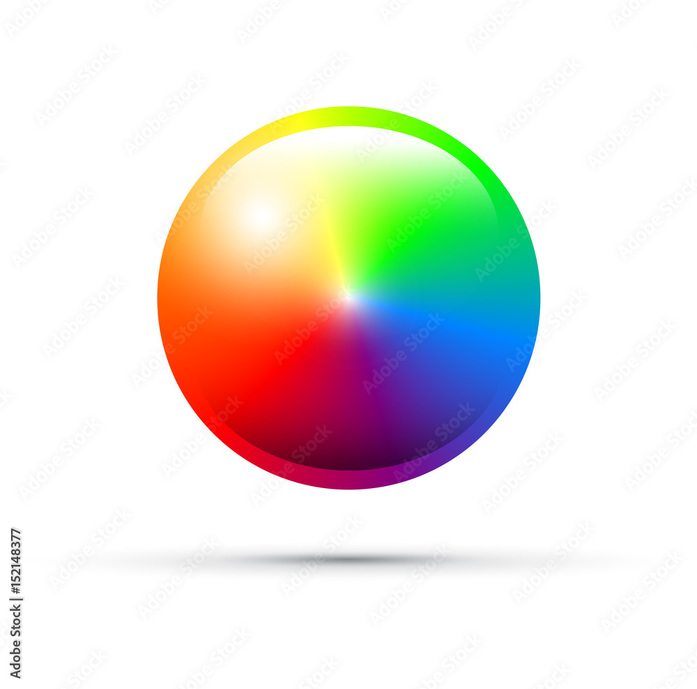 cmyk round colour selector