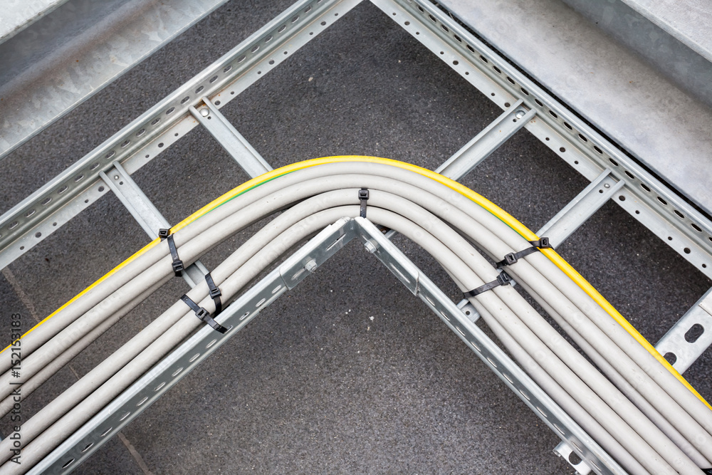 Obraz premium Electric cable duct