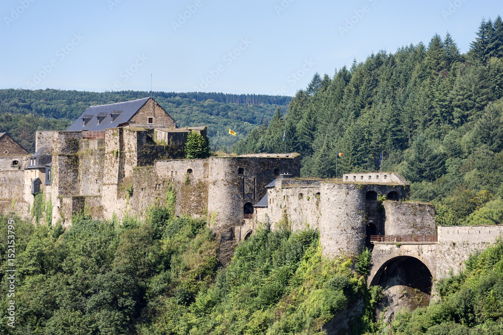 Medieval Castle of Bouillon in Belgian Ardennes