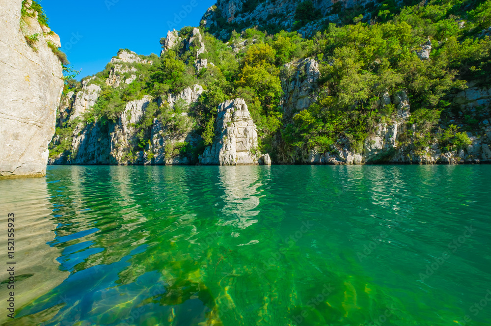 Basses Gorges du Verdon au printemps. France. Provence.