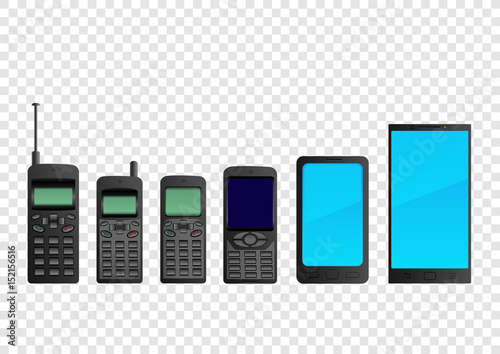 Evolution mobile phone smartphone