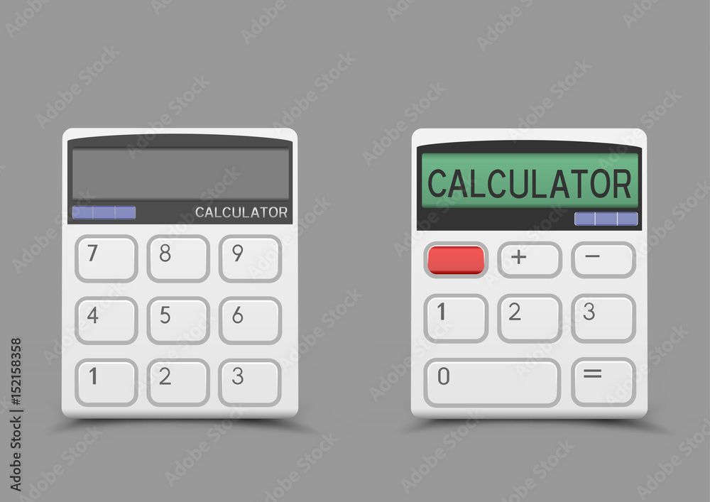 White calculator icon White calculator icon