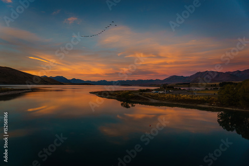 Sonnenuntergang Tekapo