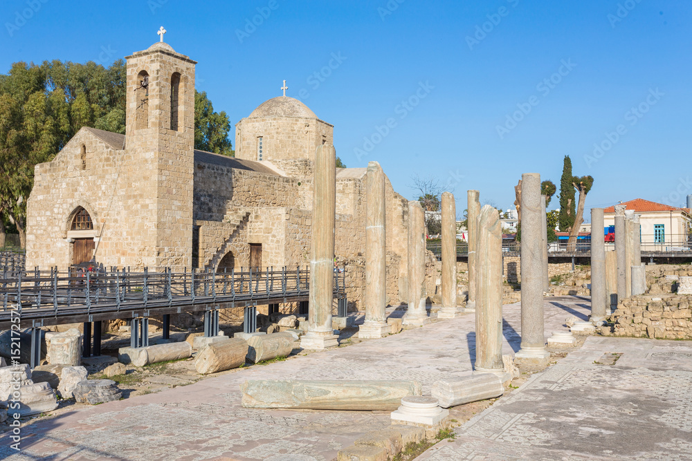 Panagia Chrysopolitissa Basilica in Paphos