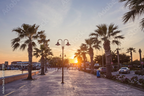 View over the seafront of the city Paphos in Cyrpus. © Ryzhkov Oleksandr