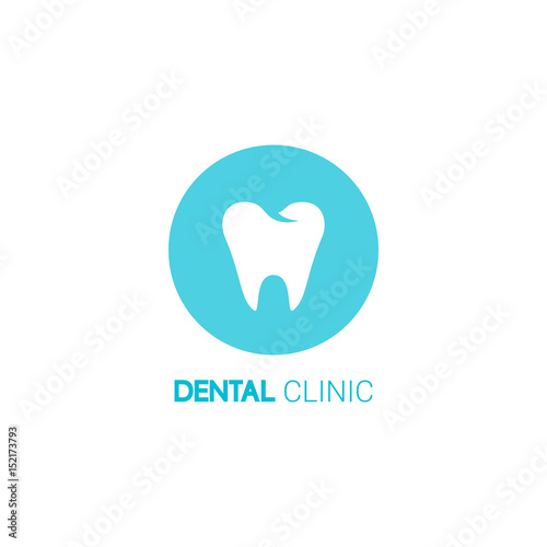 Dental clinic vector logo. Tooth icon