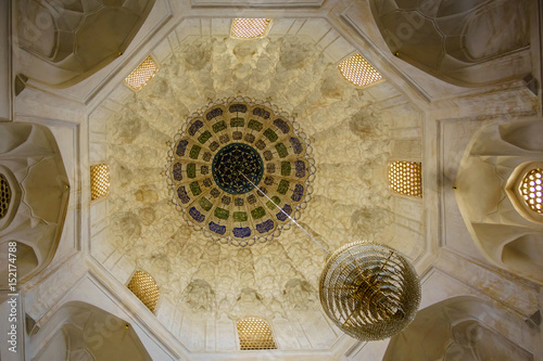 View on dome of Tajaddin Shrine -Khaje taj-ad-din in Kashan photo