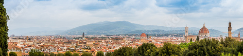 Vue sur Florence depuis les jardins du Palais Pitti