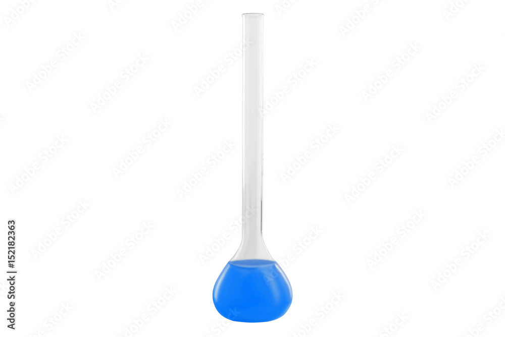 Test-tube with dark blue liquid, isolated on white background. Medicine, Chemistry. Horizontal frame Test-tube with dark blue liquid, isolated on white background. Medicine, Chemistry. Horizontal frame