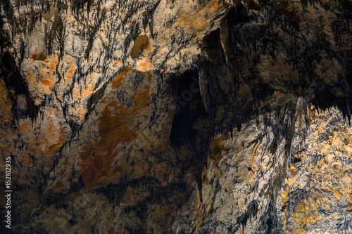 Underground cave texture closeup photo