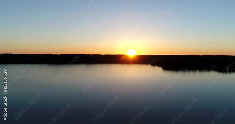 Lake bodom Cinema 4k aerial flight over Bodomjarvi, on a sunny spring evening, in Espoo, Finland Lake bodom Cinema 4k aerial flight over Bodomjarvi, on a sunny spring evening, in Espoo, Finland