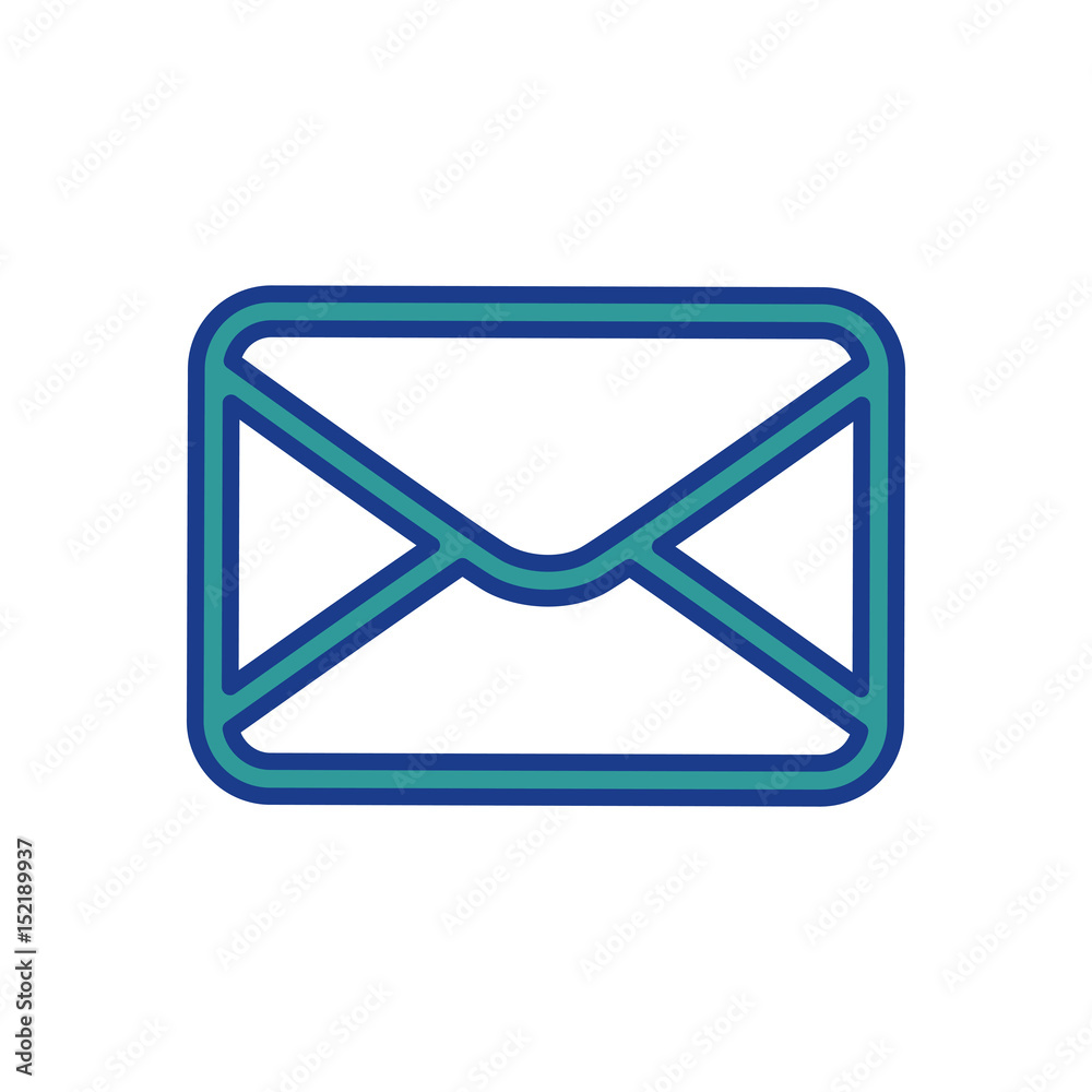 envelope icon over white background. vector illustration envelope icon over white background. vector illustration