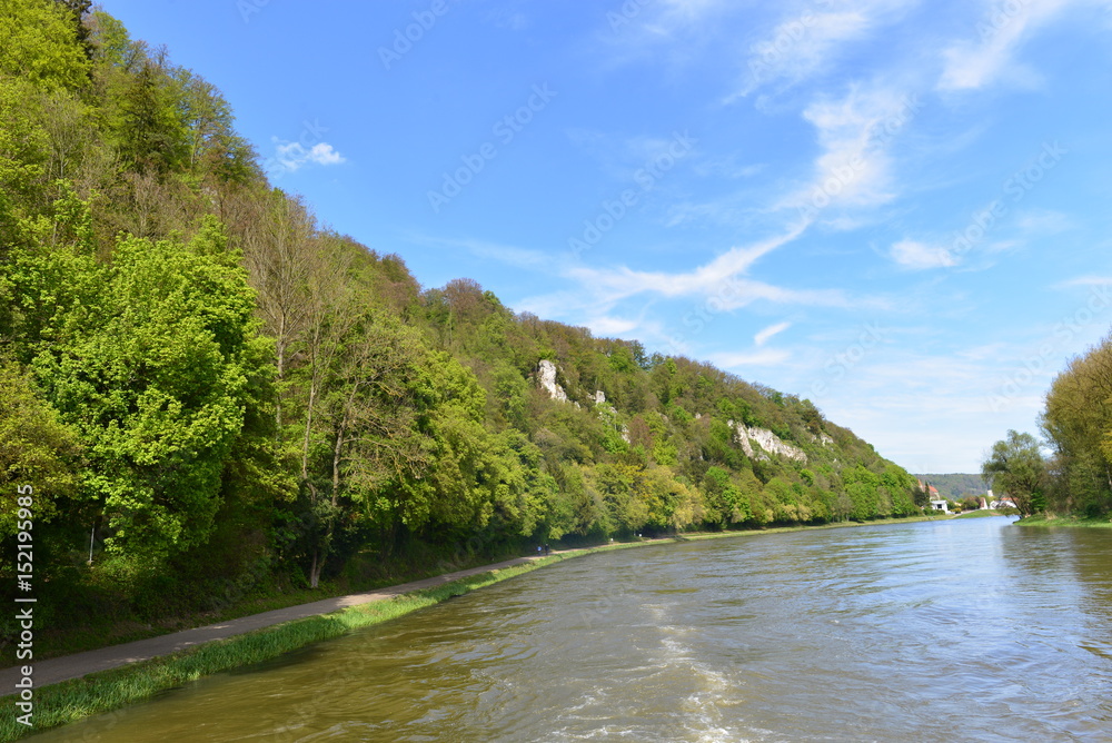 Donaudurchbruch bei Weltenburg in Niederbayern