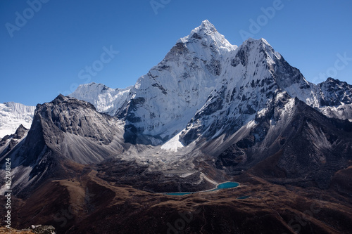 Landscape of Ama Dablam in Himalaya, Nepal