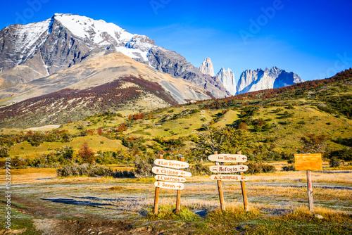 Torres del Paine, Patagonia, Chile photo