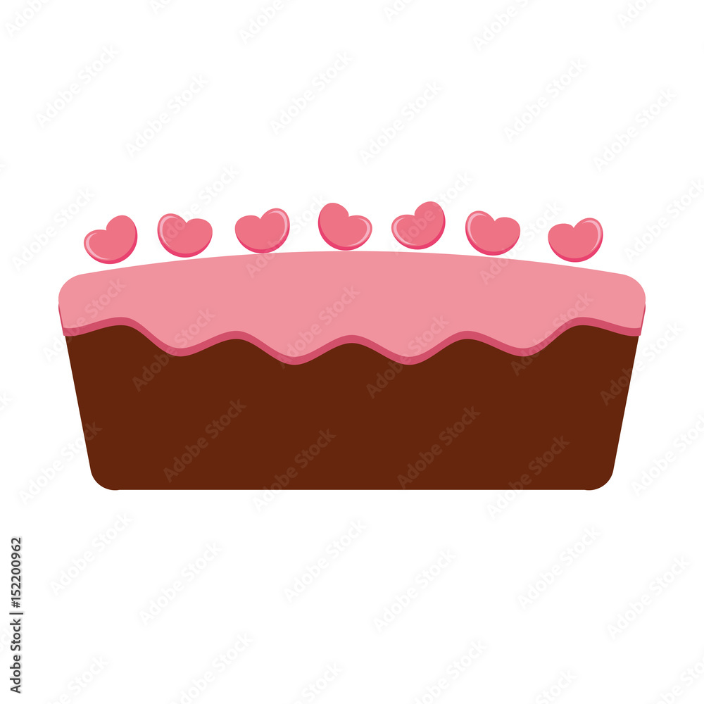 birthday cake icon over white background. colorful design. vector illustration birthday cake icon over white background. colorful design. vector illustration
