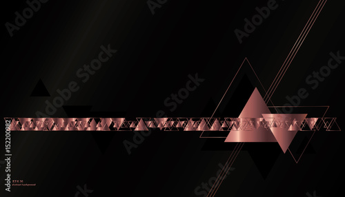 Geometric, vector background with triangles.