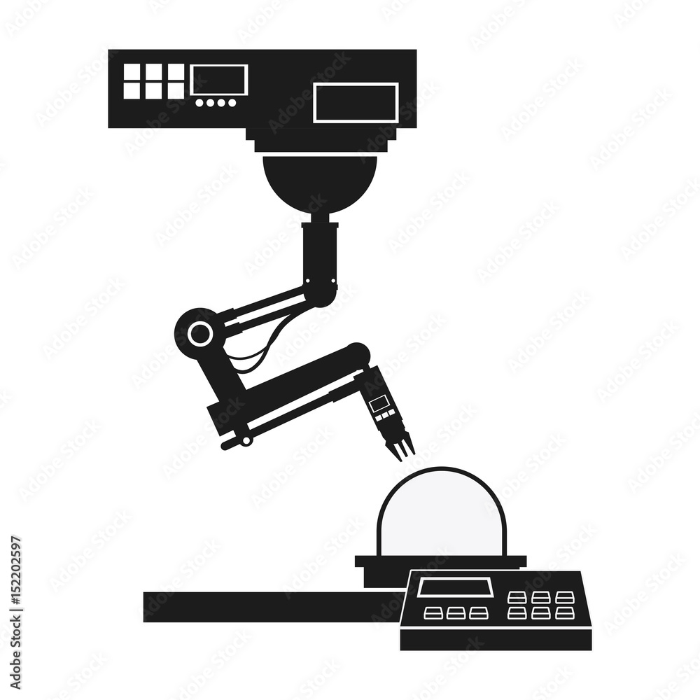 artificial intelligence machine at industrial manufacture factory artificial intelligence machine at industrial manufacture factory