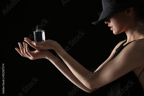 Beautiful young woman with ...