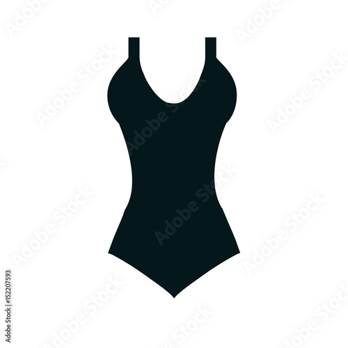 Women swimwear icon over white background. vector illustration
