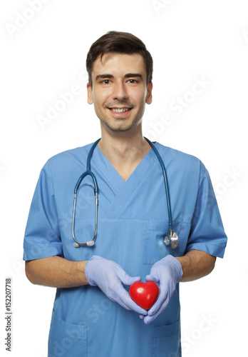 Handsome young cardiologist...