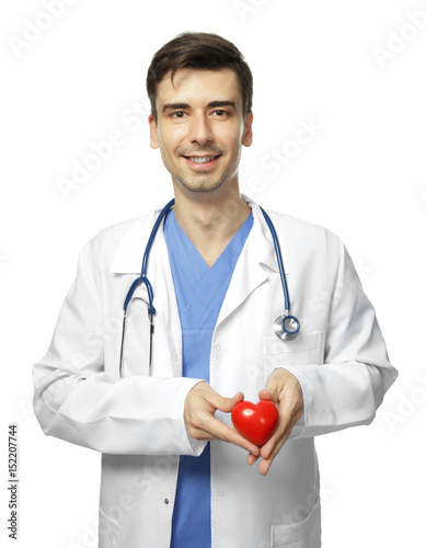 Handsome young cardiologist...