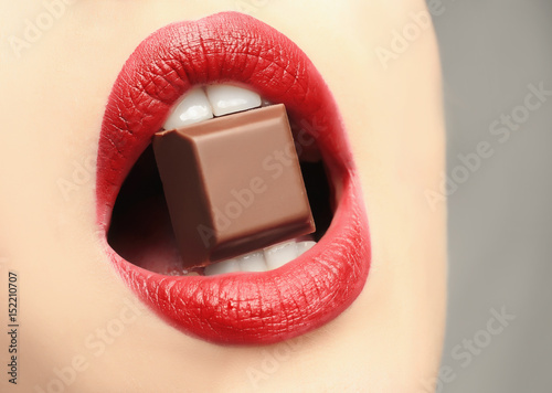 Beautiful young woman with ...