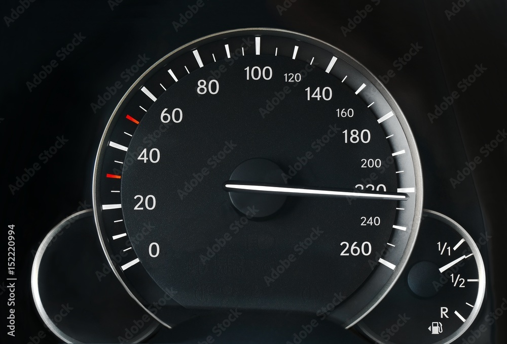 Speedometer of a car