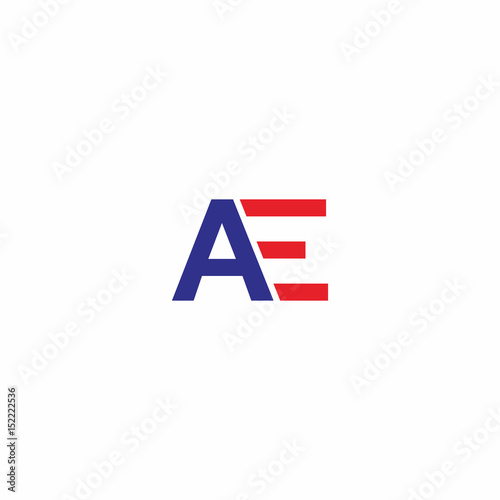 AE Letter Logo Vector