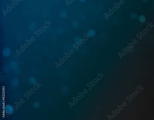 Blurred dark blue bokeh for background