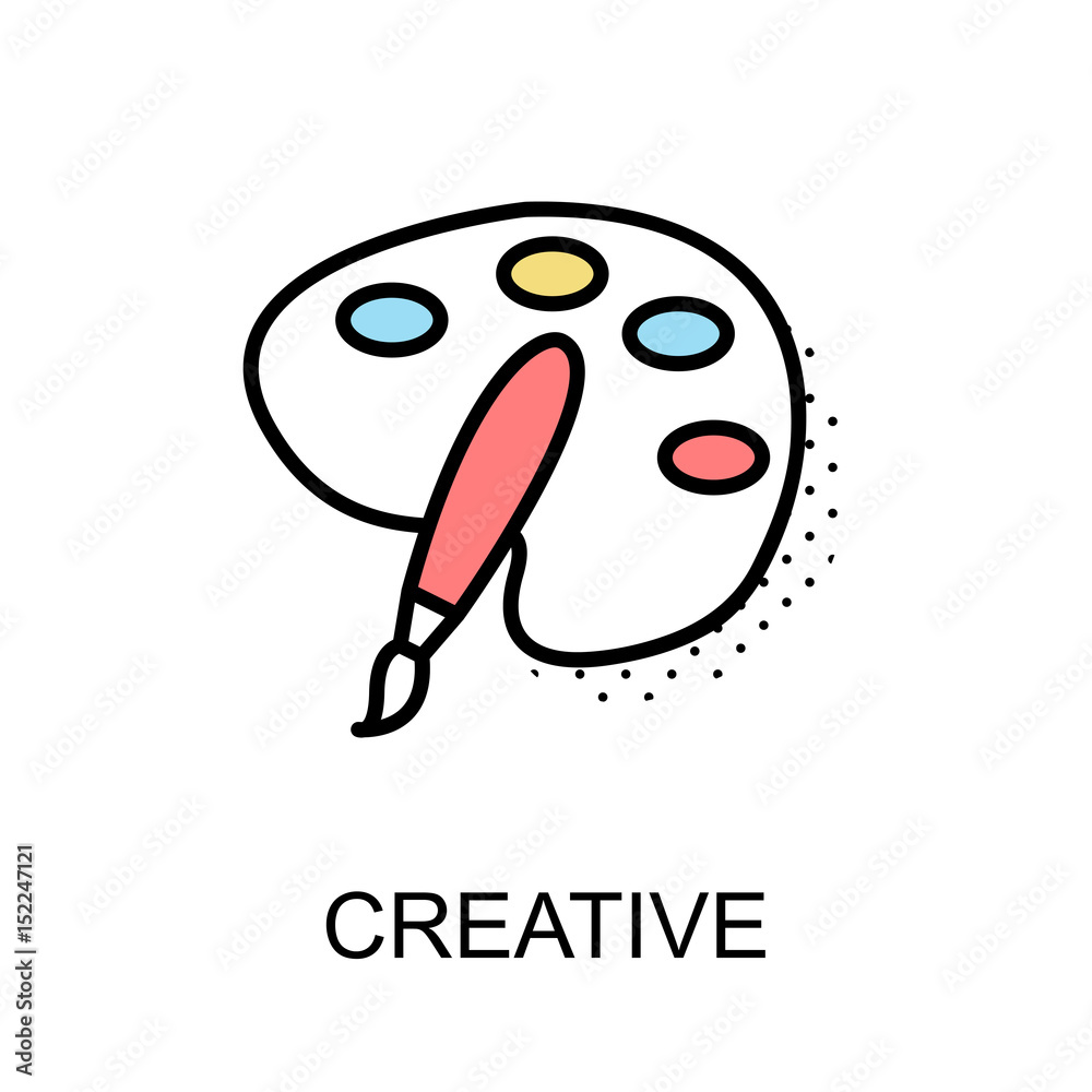 Obraz premium Creative Graphic Icon.Vector Illustration