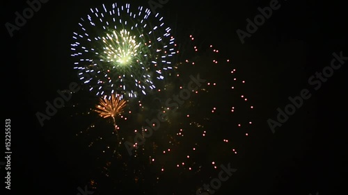 Wallpaper Mural A new year's fireworks over the city of Guangzhou, China Torontodigital.ca
