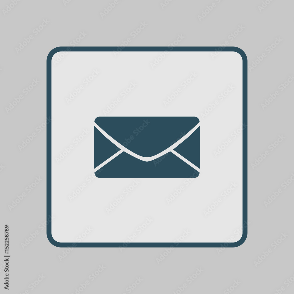 Flat icon of letter.Mail icon. Vector symbol. Flat icon of letter.Mail icon. Vector symbol.