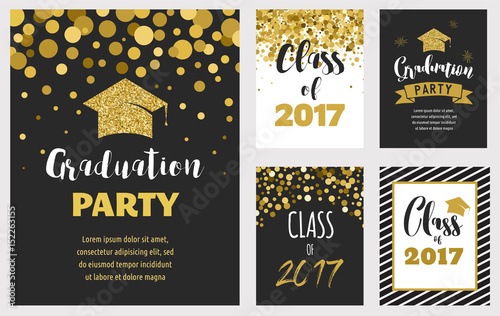 Graduation Class of 2017, party invitations