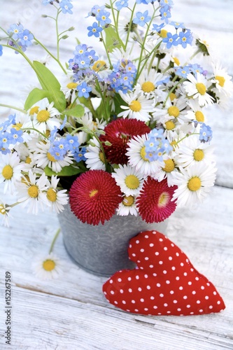 Grußkarte - Blumenstrauß - ...