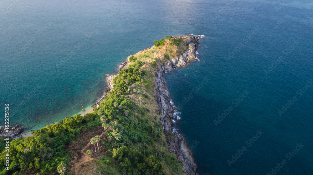 Promthep Cape in Phuket province, southern of Thailand. Promthep Cape is very famous tourist destination in Phuket