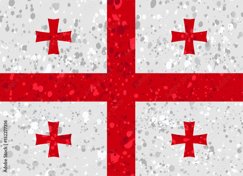 georgia flag grunge illustration georgia flag grunge illustration