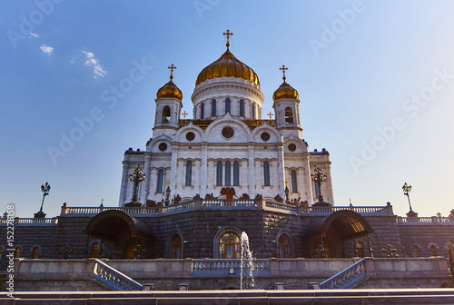 Christ the redeemer cathedral in the center of Moscow